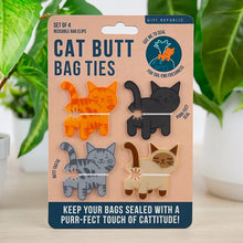 Load image into Gallery viewer, Cat Butt Bag Ties