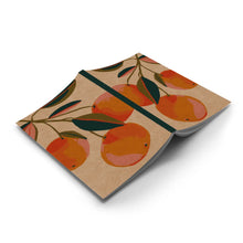 Load image into Gallery viewer, Denik - Orange Groove Soft Touch Classic Layflat Notebook