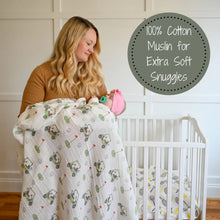 Load image into Gallery viewer, LollyBanks - Golf A Round Baby Muslin Swaddle Blanket