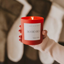 Load image into Gallery viewer, Sweet Water Decor - Ho Ho Ho Soy Candle Matte Red Jar 15oz