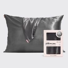 Load image into Gallery viewer, Kitsch - Satin Pillowcase - Charcoal