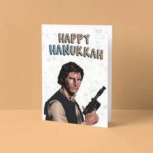 Load image into Gallery viewer, Happy Hanukkah Card - Han Solo