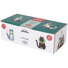 Load image into Gallery viewer, Kitty Carol Christmas Pinch Bowls Set of 6