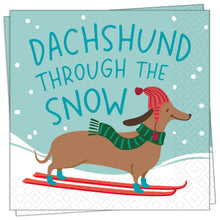 Load image into Gallery viewer, Daschund Cocktail Napkins- 20ct