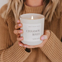 Load image into Gallery viewer, Sweet Water Decor - Cinnamon Rolls Soy Candle White Jar 15oz
