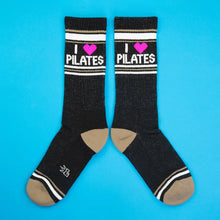 Load image into Gallery viewer, Gumball Poodle - I ❤️ Pilates Gym Crew Socks