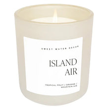 Load image into Gallery viewer, Sweet Water Decor - Island Air Soy Candle Matte White Jar 15oz