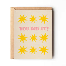 Load image into Gallery viewer, You Did It Card