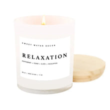 Load image into Gallery viewer, Sweet Water Decor - Relaxation Soy Candle White Jar 11oz