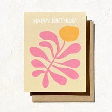 Load image into Gallery viewer, Happy Birthday Coral Card