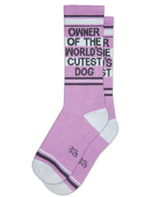 Load image into Gallery viewer, Gumball Poodle - Owner Of The World's Cutest Dog Gym Crew Socks