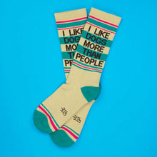 Load image into Gallery viewer, Gumball Poodle - I Like Dogs More Than People Gym Crew Socks
