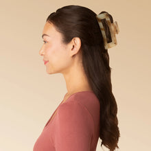 Load image into Gallery viewer, Kitsch - Recycled Plastic Jumbo Open Shape Claw Clip - Chocolate Marble