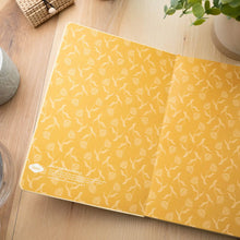 Load image into Gallery viewer, Denik - Butter Yellow Blooms Embroidered Journal Notebook