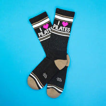 Load image into Gallery viewer, Gumball Poodle - I ❤️ Pilates Gym Crew Socks