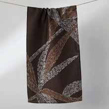 Load image into Gallery viewer, Geometry - Midnight Wildflower Mini Towel