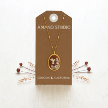 Load image into Gallery viewer, Amano Studio - Hummingbird Vintage Cameo Necklace