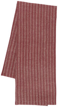 Load image into Gallery viewer, Wine Stripe Linen and Cotton Dishtowel Set of 2