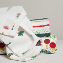 Load image into Gallery viewer, Merry And Bright Bakers Floursack Dishtowels Set of 3
