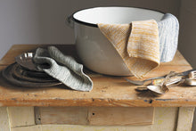 Load image into Gallery viewer, Midnight Blue Heirloom Knit Dishcloths Set of 2