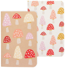 Load image into Gallery viewer, Toadstool Pocket Notebooks Set of 2