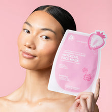 Load image into Gallery viewer, ESW Beauty - Strawberry Coco Rosé Soothing Biocellulose Mocktail Mask