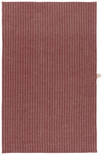 Load image into Gallery viewer, Wine Stripe Linen and Cotton Dishtowel Set of 2
