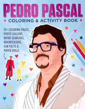 Load image into Gallery viewer, Pedro Pascal Coloring & Activity Book