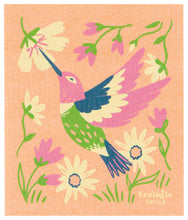 Load image into Gallery viewer, Hummingbird Swedish Sponge Cloth