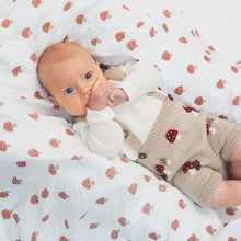 Load image into Gallery viewer, Lulujo Swaddle Blanket Muslin Cotton Mushroom