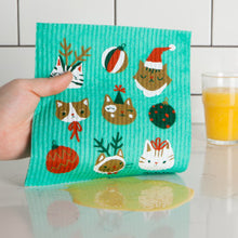 Load image into Gallery viewer, Let It Meow Swedish Sponge Cloth