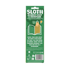 Load image into Gallery viewer, Sloth Reading Light & Bookmark