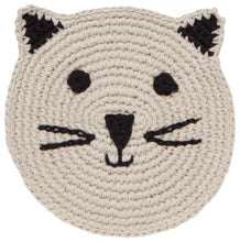 Load image into Gallery viewer, Meow & Furever Crochet Coasters Set of 4 Assorted