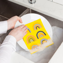 Load image into Gallery viewer, Rainbows Swedish Sponge Cloth