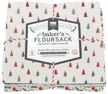 Load image into Gallery viewer, Merry And Bright Bakers Floursack Dishtowels Set of 3