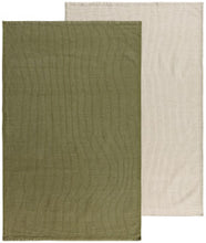Load image into Gallery viewer, Olive Branch Dash Hand Towels Set of 2