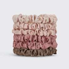 Load image into Gallery viewer, Kitsch Ultra Petite Satin Scrunchies 6pc - Terracotta