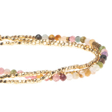 Load image into Gallery viewer, Scout - Delicate Stone Tourmaline/Gold - Stone of Healing
