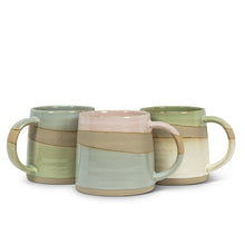 Load image into Gallery viewer, Rustic Style Stoneware Mug - Blue/Green
