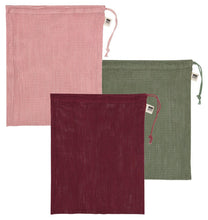 Load image into Gallery viewer, Blush Le Marché Produce Bags - Set of 3
