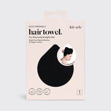 Load image into Gallery viewer, Kitsch - Eco-Friendly Hair Towel - Black