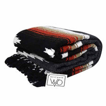 Load image into Gallery viewer, West Path - Retro Charcoal Grey Baja Diamond Blanket