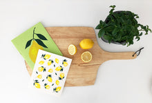 Load image into Gallery viewer, Lemon Dishcloths. Set of 2