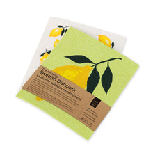 Load image into Gallery viewer, Lemon Dishcloths. Set of 2