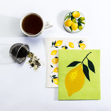 Load image into Gallery viewer, Lemon Dishcloths. Set of 2