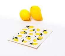 Load image into Gallery viewer, Lemon Dishcloths. Set of 2