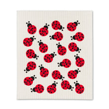 Load image into Gallery viewer, Ladybug Dishcloths. Set of 2