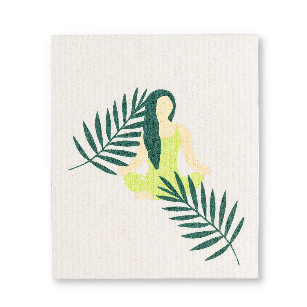 Yoga Pose Dishcloths. Set of 2 The Card Room at KRICKET’S