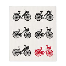 Load image into Gallery viewer, Bicycle Dishcloths. Set of 2
