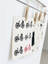 Load image into Gallery viewer, Bicycle Dishcloths. Set of 2